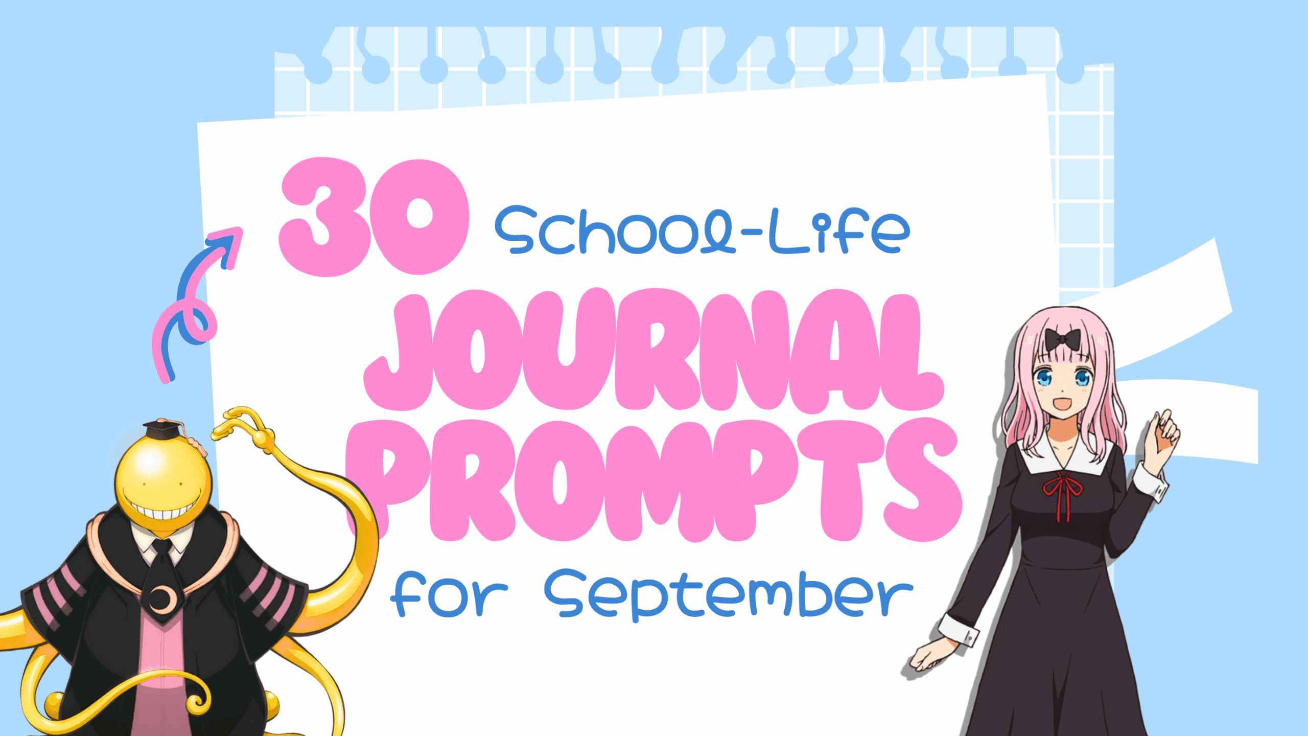 30 september journal prompts anime girltaku