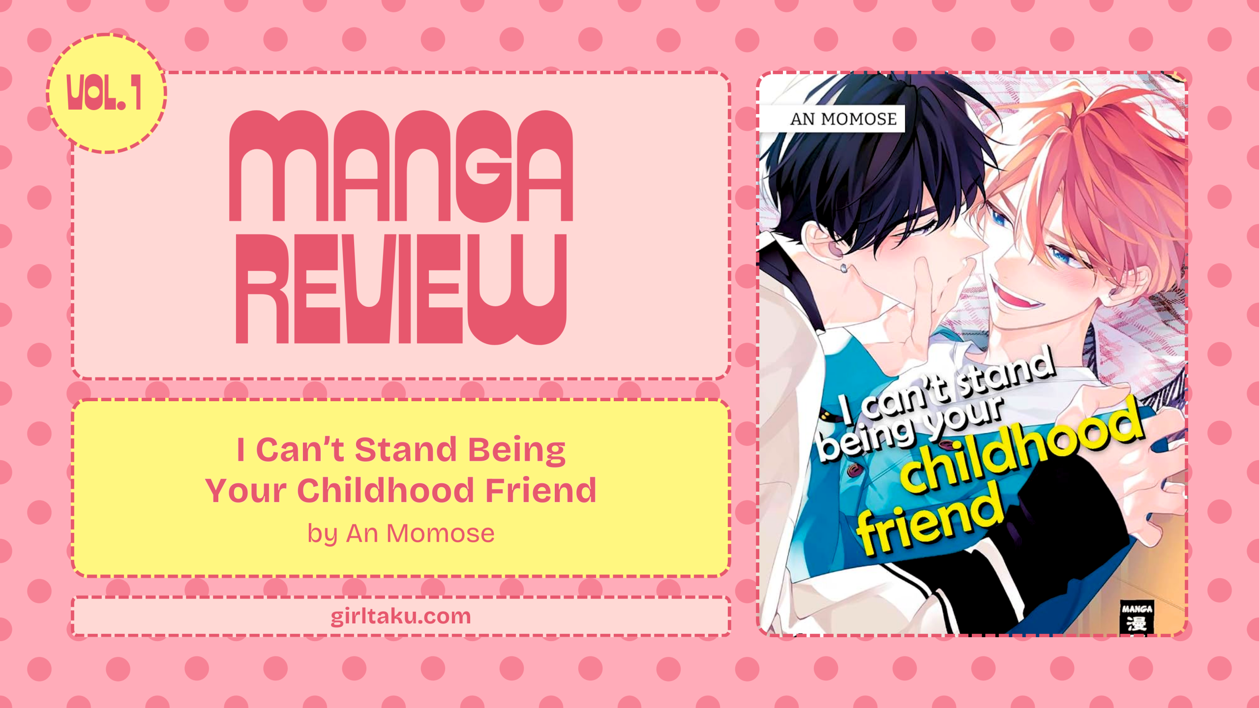 i cant stand being your childhood friend manga review girltaku
