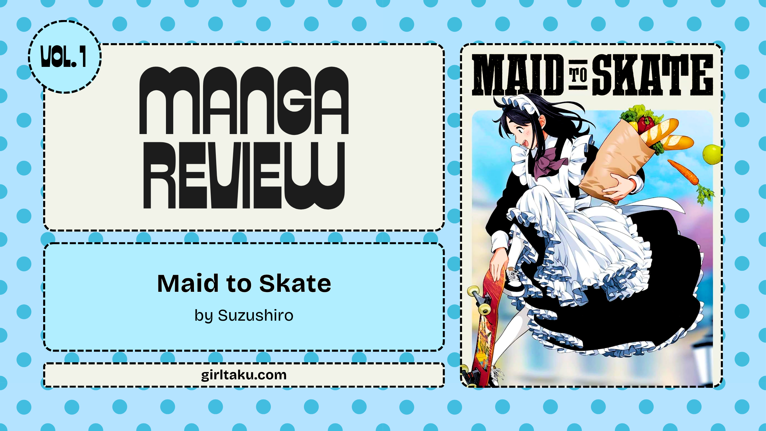 maid to skate manga review girltaku
